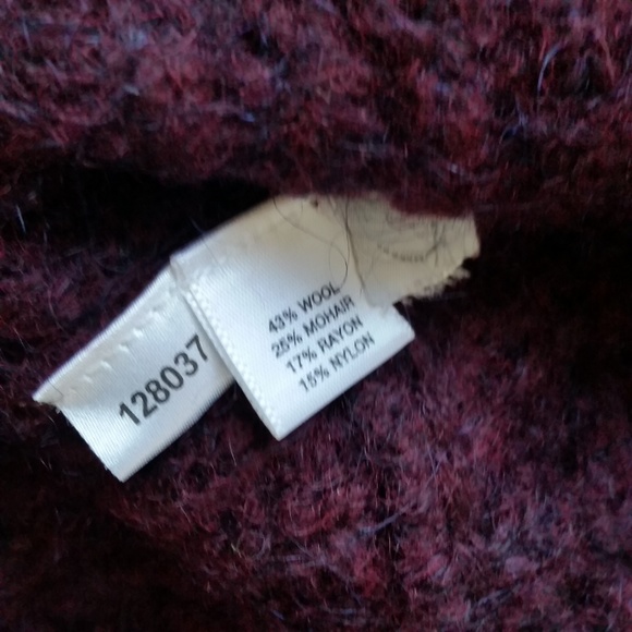 LOFT Plum Shrug Sweater Medium - Picture 8 of 8